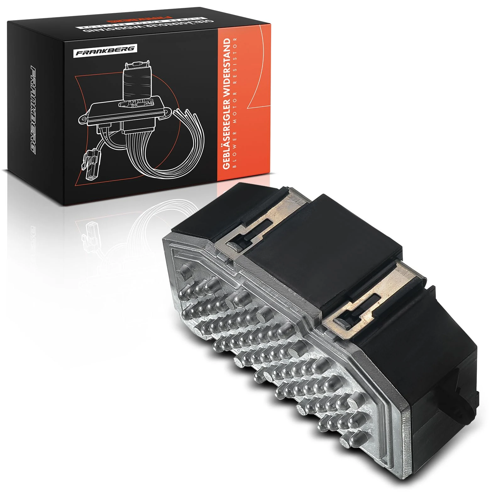 Frankberg Blower Motor Fan Resistor Blower Motor Resistor Compatible with A4 8K2 B8 Allroad 8KH B8 Avant 8K5 B8 A5 8T3 8F7 Sportback 8TA A8 4H Q5 8R 2007-2012