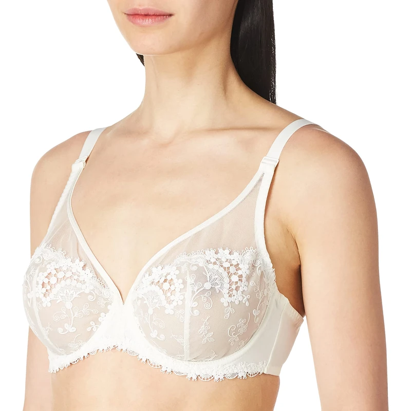 Simone Perele Women's Wish Plunge Bra, Ivory, 34D