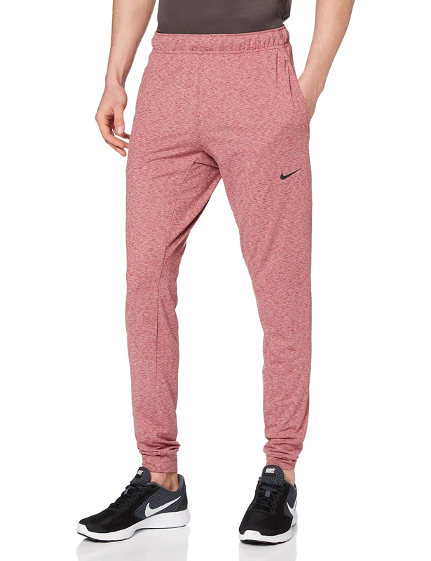 NIKE Dry Pants Hyper Dry Men's Pants, Team Red/HTR/Black, Large