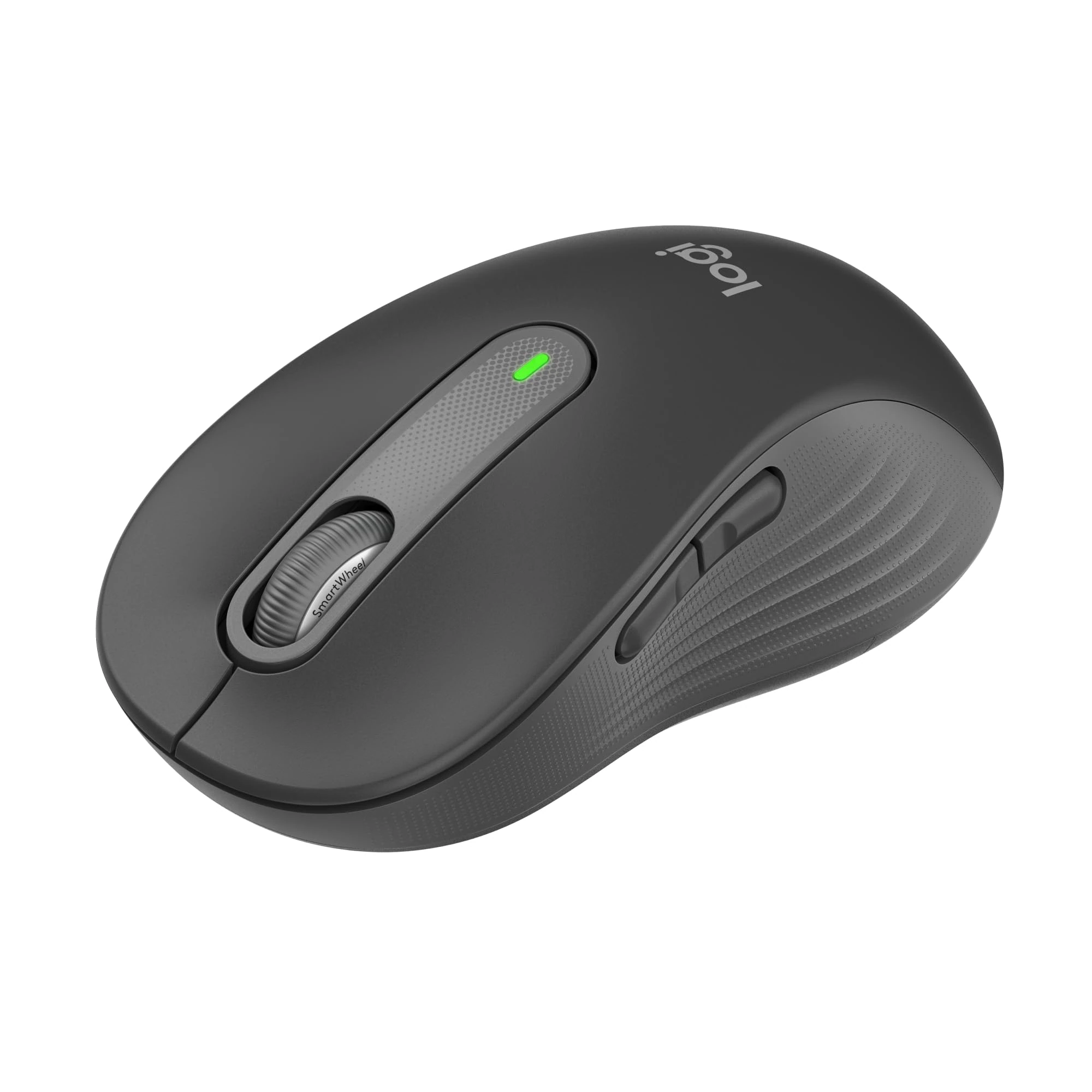 Logitech Signature M650 L Full Size Wireless Mouse - For Large Sized Hands, 2-Year Battery, Silent Clicks, Customisable Side Buttons, Bluetooth, for PC/Mac/Multi-Device/Chromebook - Grey