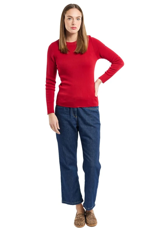 Armor Lux Women's Paimpol Sweater, Emerald, UK 8