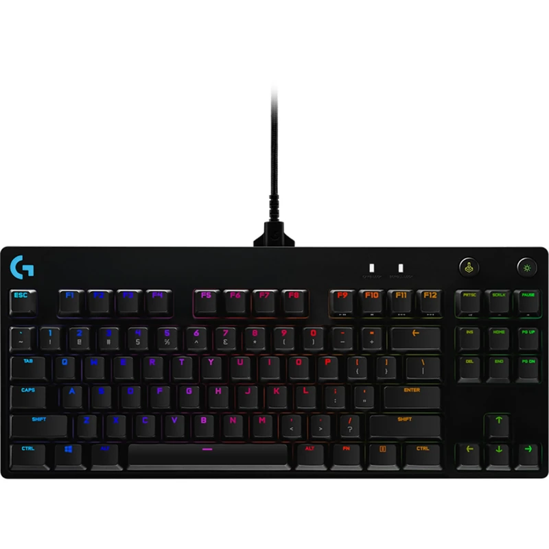 Logitech G PRO keyboard USB QWERTZ German Black G PRO, Standard, USB, Mechanical, QWERTZ, RGB LED, Black