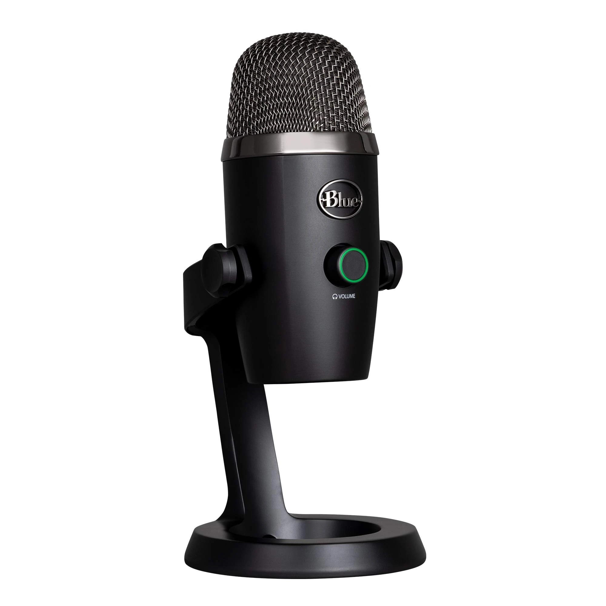 Logitech for Creators Blue Yeti Nano Premium USB Mic for Recording, Streaming, Gaming, Podcasting on PC and Mac, Condenser Microphone with Blue VO!CE Effects, No-Latency Monitoring - Black