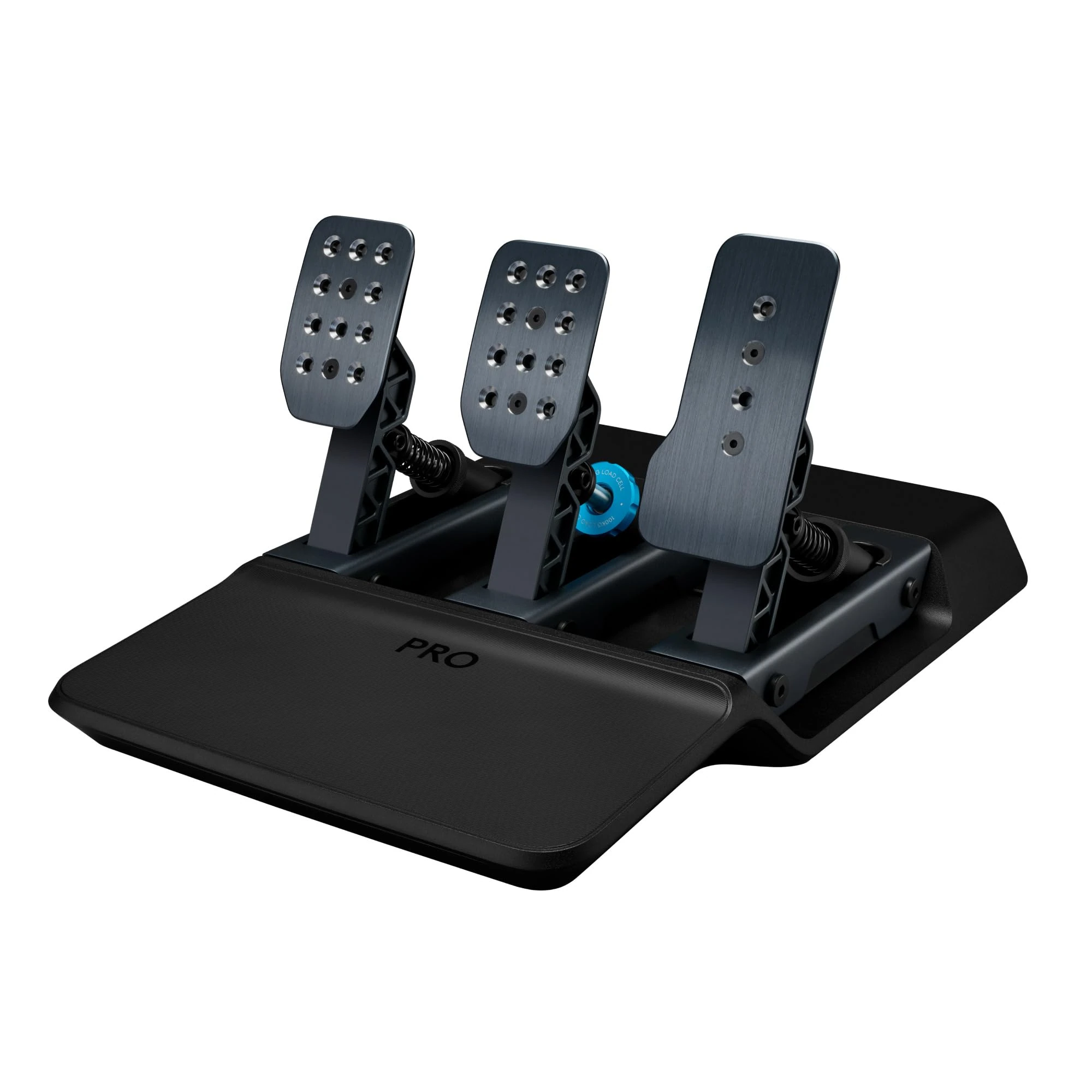 Logitech G PRO Racing Pedals - Racing Simulator Pedals with 100kg Load Cell Brake, Fully Customisable, Swappable Springs & Elastomers, Modular Design, Black