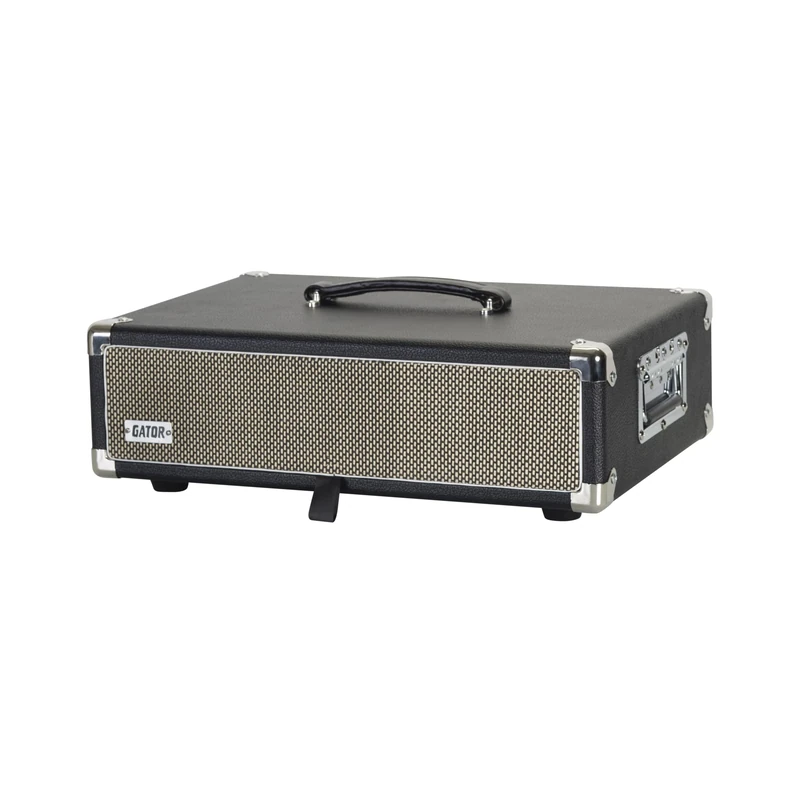 Gator Cases Retro Series Vintage Amp Rack Case; 2U Black (GR-RETRORACK-2BK)