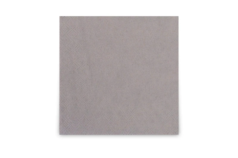 Funny Cocktail napkins, 24 x 24 cm, 2-ply, grey, pack of 3600