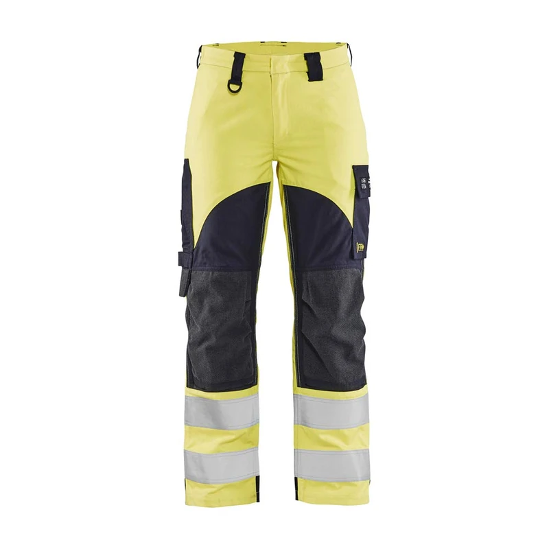 Blaklader 718915123389C34 Women's Multinorm Trousers, High Vis Yellow/Navy, Size C34