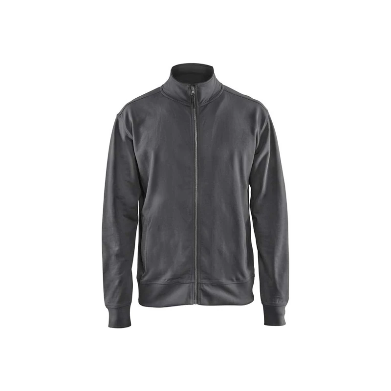 Blaklader 337111589800XS Zip Sweat Jacket, Dark Grey, Size XS