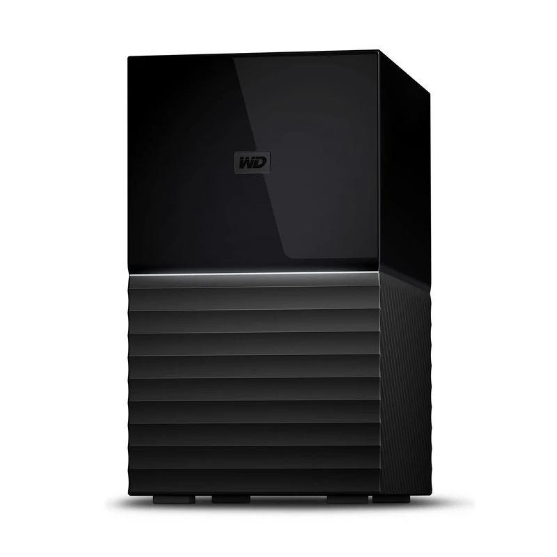 WD 24TB My Book Duo Desktop HDD USB 3.1 Gen 1 with software for device management, backup and password protection USB-C and USB-A cables RAID 0/1, JBOD