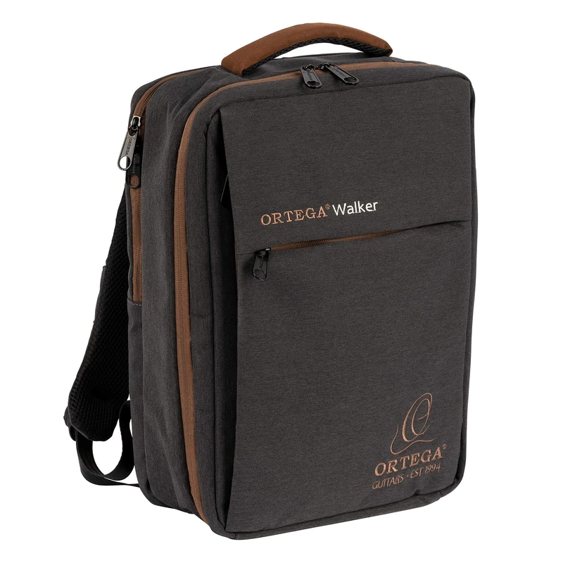 ORTEGA Backpack "Walker" - gray/brown (OWBP)
