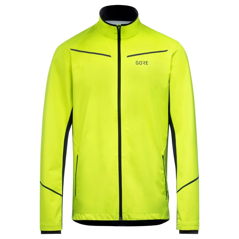 GORE WEAR Mens R3 Partial Gore-tex Infinium JACKETS, Neon Yellow/Black, L EU