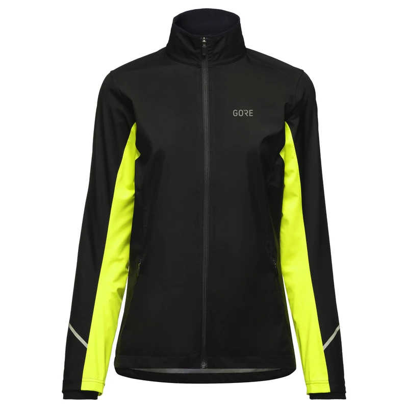 GOREWEAR R3 WINDSTOPPER Jacket Women, Black / Neon Yellow, 36