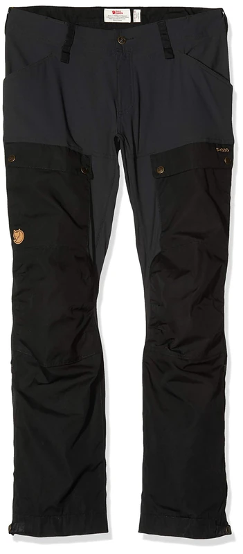 Fjallraven F89898S-550 Keb Trousers, Women, Short, Black, 40