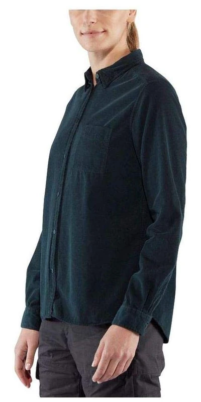FJALLRAVEN F89830-555 Övik Cord Shirt W Dark Navy XXS