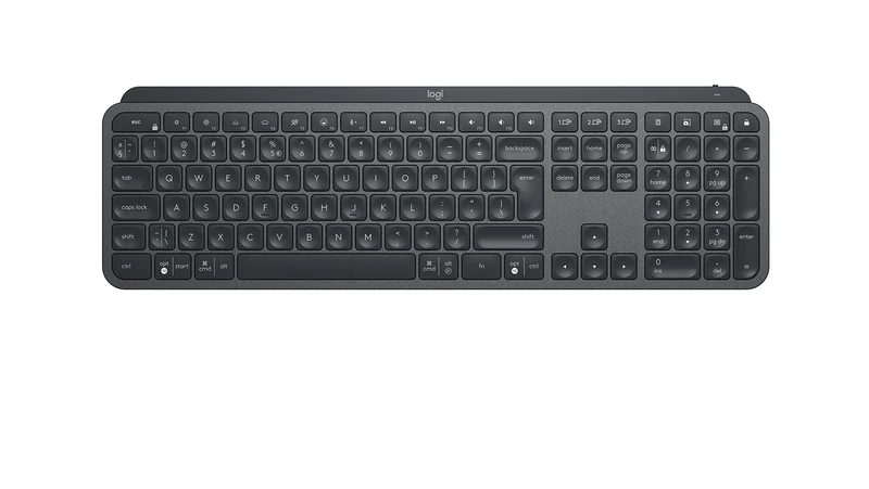 Logitech MX Keys Wireless Illuminated Keyboard for Business, QWERTY Italian Layout - Grey