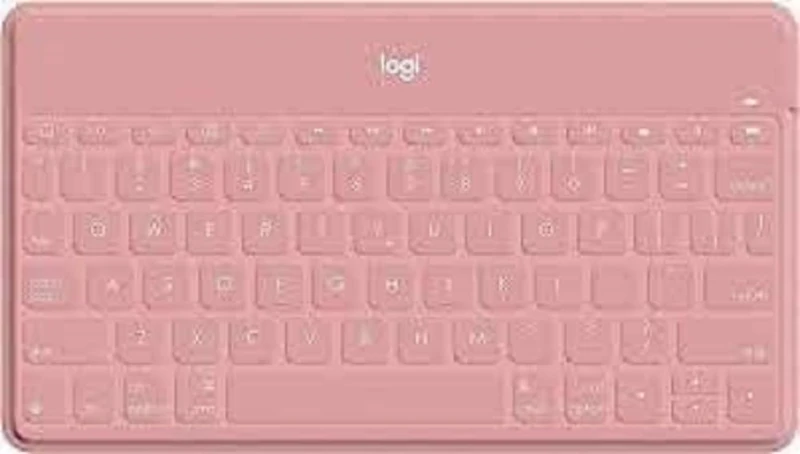Logitech Keys-To-Go Wireless Bluetooth Keyboard, QWERTY Scandinavian Layout - Pink