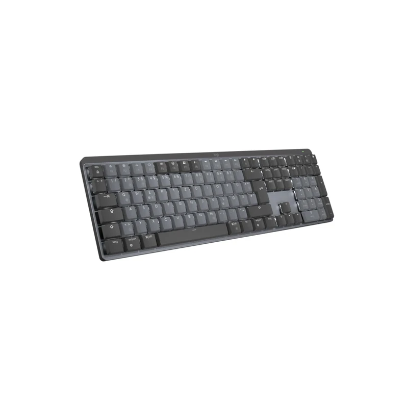 Logitech MX Mechanical Wireless Illuminated Performance Keyboard, Linear Switches, Backlit Keys, QWERTZ German Layout - Grey