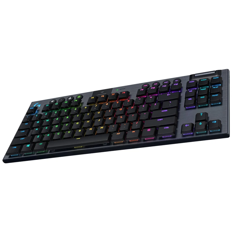 Logitech G915 LIGHTSPEED TKL Tenkeyless Wireless Mechanical Gaming Keyboard, Tactile GL Key Switch, Lightsync RGB, Ultra Slim Design, 40+ Hours Battery Life, German QWERTZ Layout