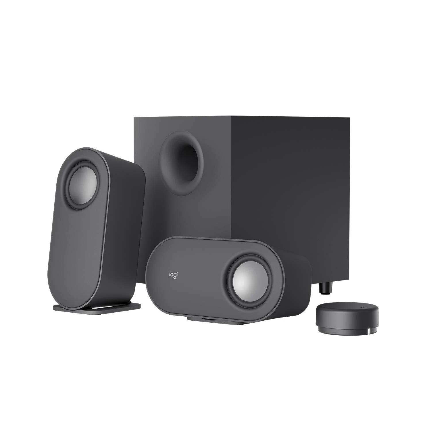 Logitech Z407 Bluetooth Computer Speakers with Subwoofer and Wireless Control, Space-Filling Sound, Premium Audio with Multiple Inputs, USB Speakers - Black