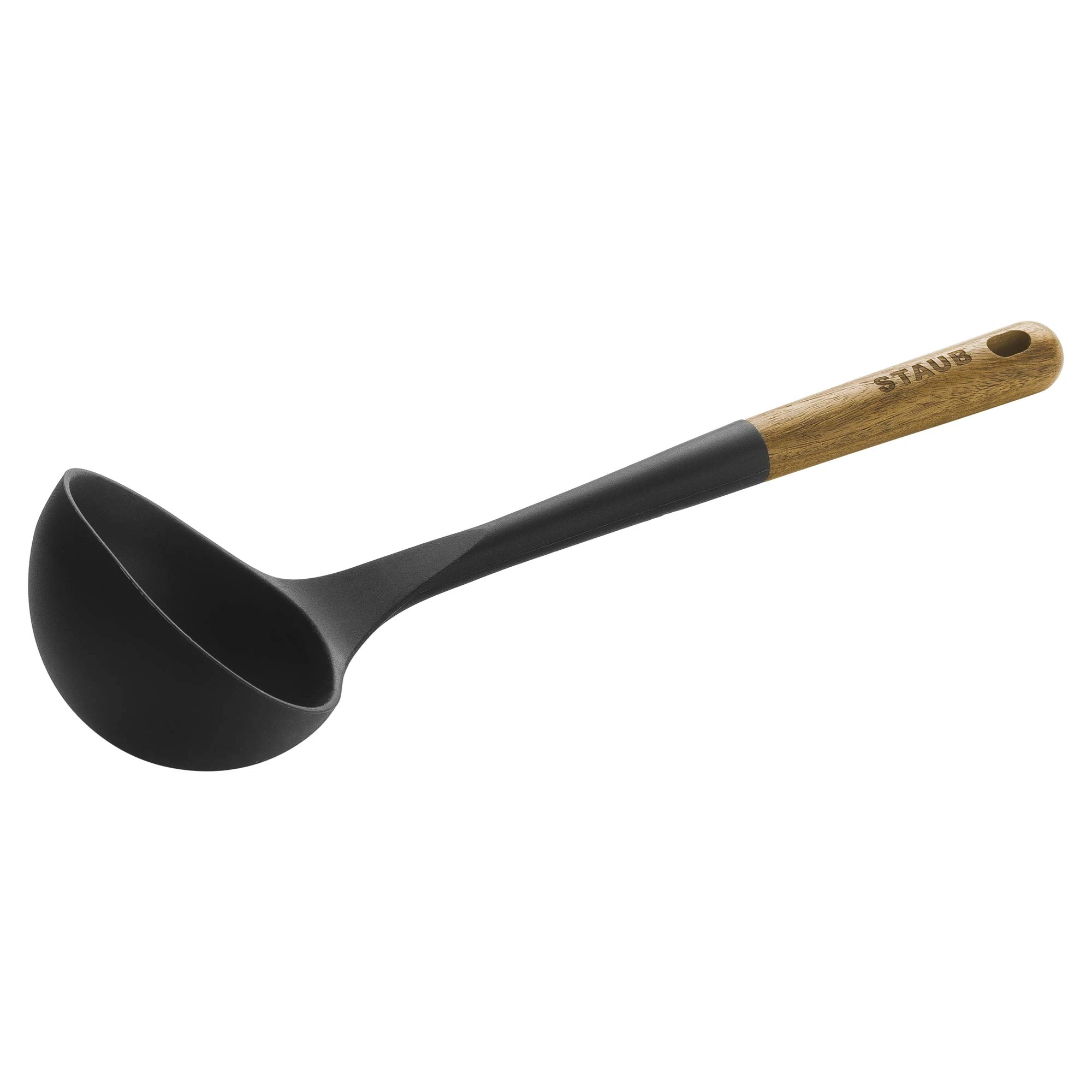 STAUB 40503-104 Soup Ladle, Silicone, Matte Black