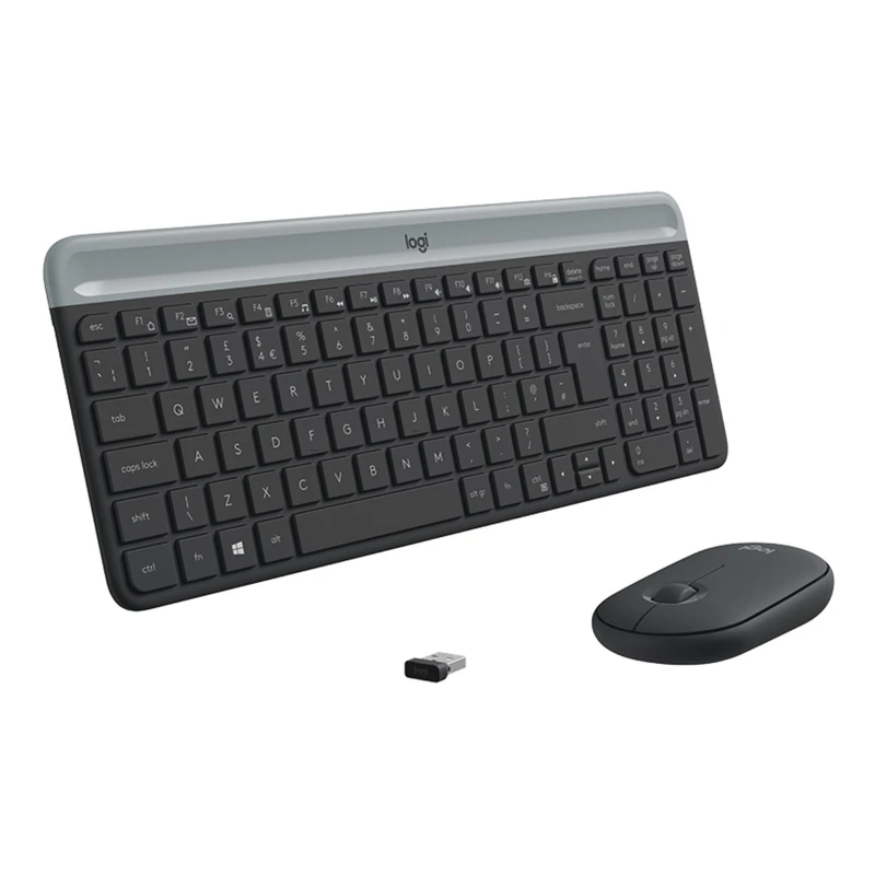 Logitech MK470 Wireless RF Keyboard QWERTZ Swiss Graphite