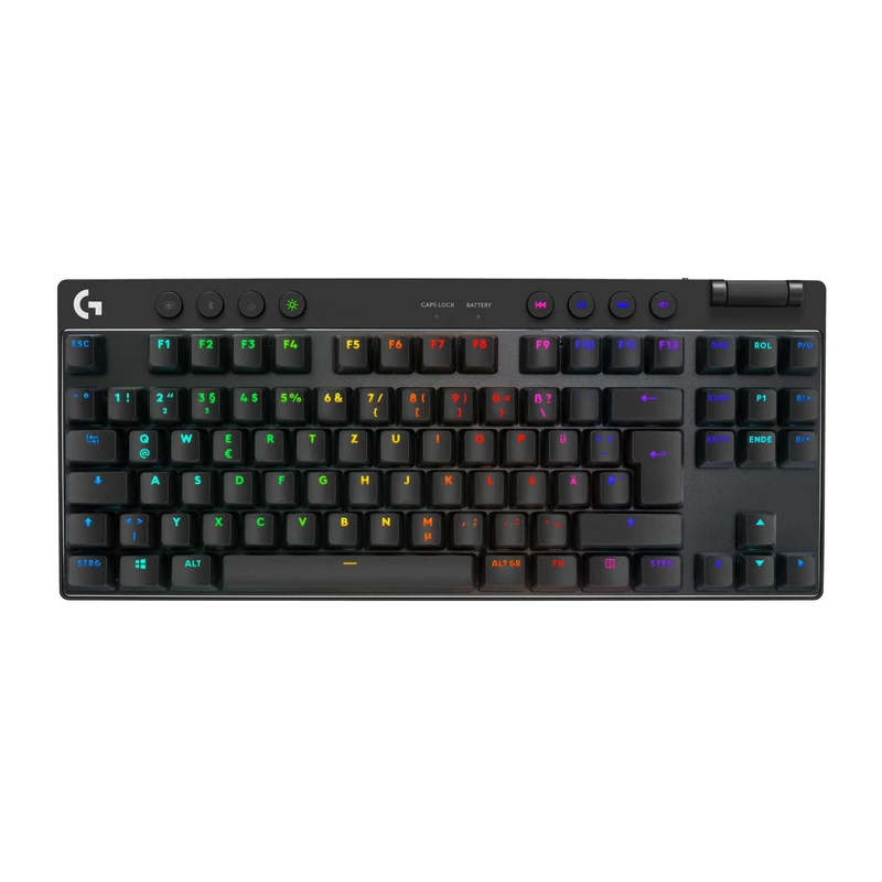 Logitech G PRO X TKL LIGHTSPEED Gaming Keyboard - BLACK - DEU - TACTILE