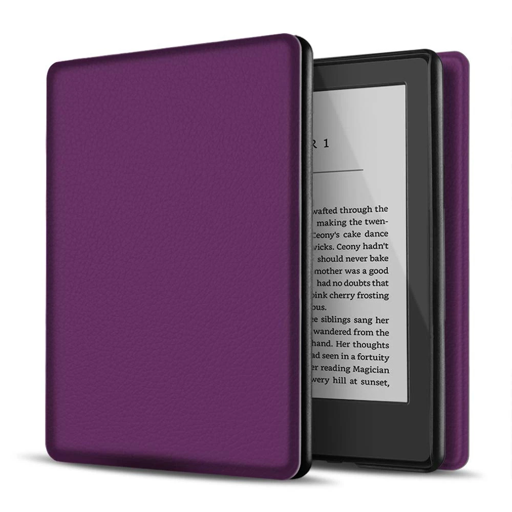 TNP Case for Kindle 10th Generation - Slim & Light Smart Cover Case with Auto Sleep & Wake for Amazon Kindle E-reader 6" Display, 10th Generation 2019 Release (Purple)