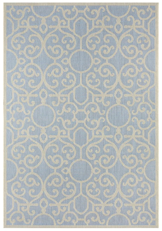 bougari Rug, Pastelblau Taupe, 140 x 200 cm