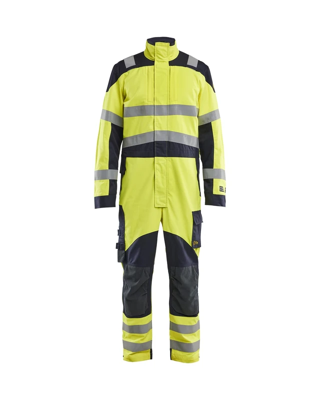 Blaklader 608915123389C60 Multinorm Overall, High Vis Yellow/Navy, Size C60