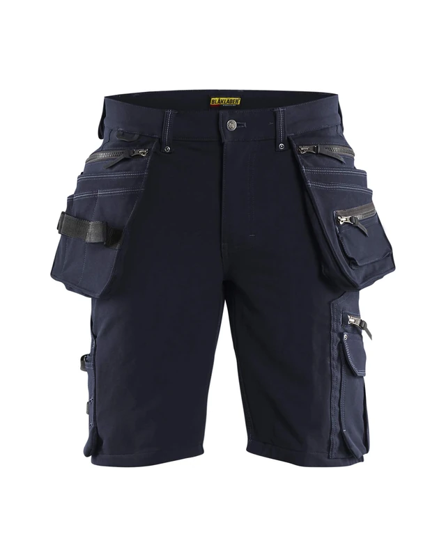 BLÅKLÄDER Craftsman Shorts Full Stretch Men 38R Dark Navy/Black