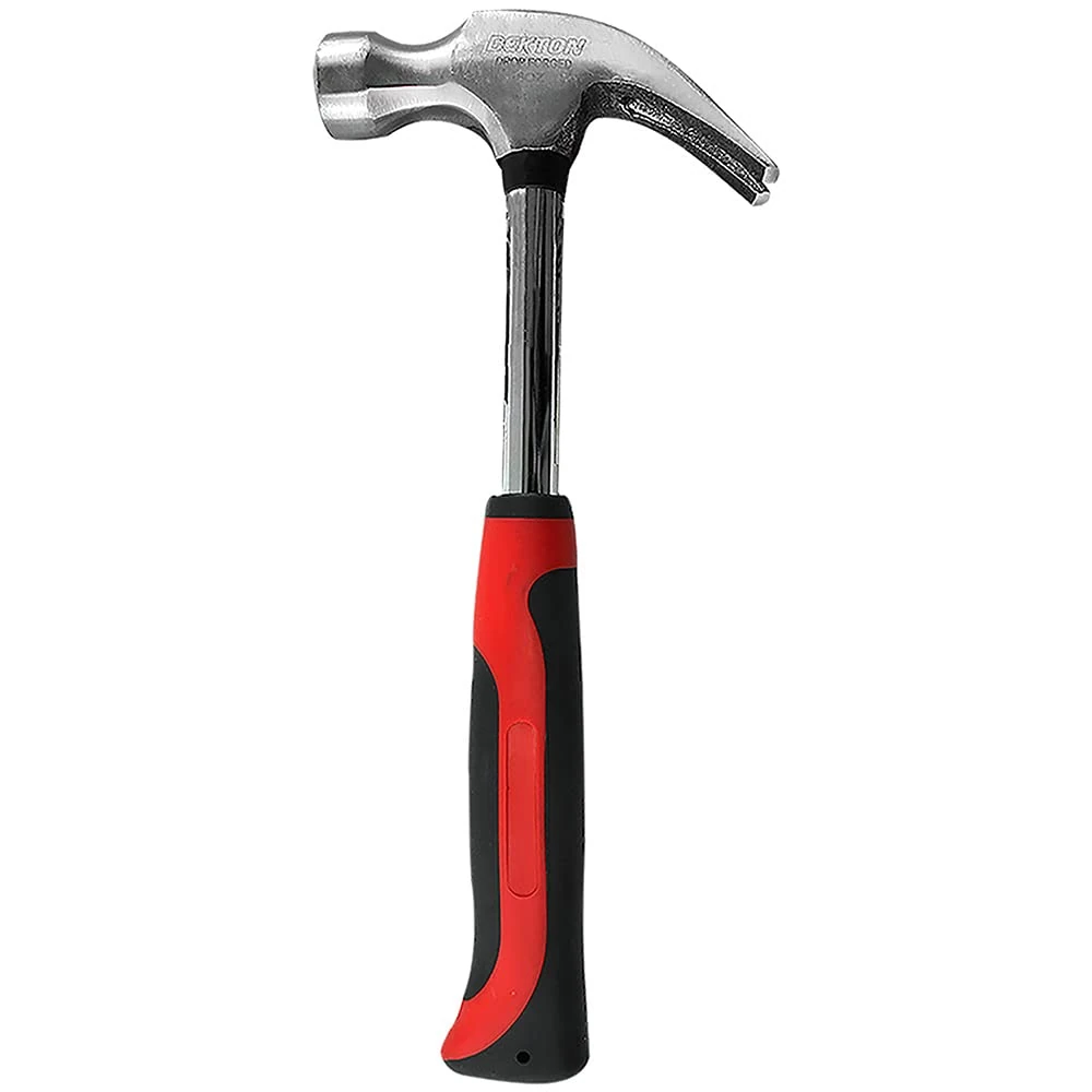 Dekton 8oz Carbon Steel Claw Hammer-heavy-duty Construction| Anti-slip Grip Handle| Precision Balanced| Ideal For Carpentry, Construction| Durable And Reliable| Rust-resistant| Essential Tool For Use