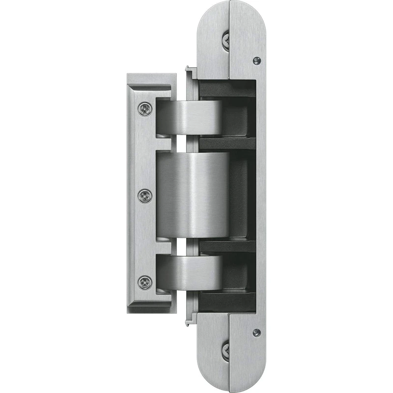 Tectus TEG 310 2D Glass Door Hinge Concealed for All-Glass Doors 80 kg Matte Stainless Steel Pack of 2