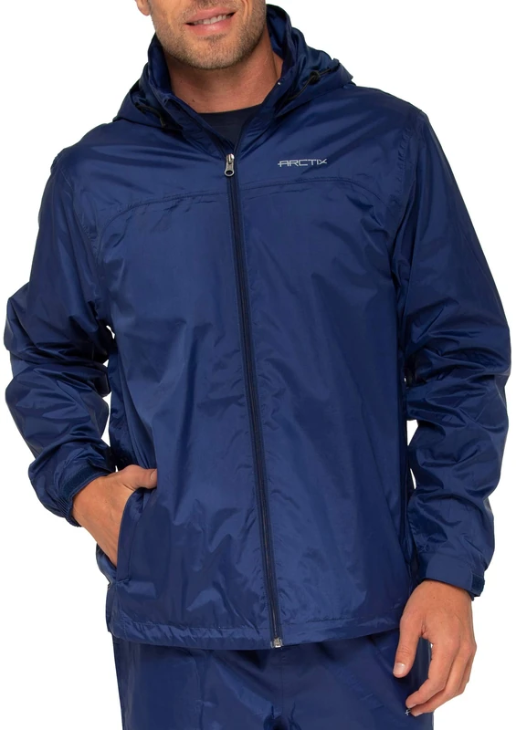 ARCTIX Men's Storm Rain Jacket Ink, Medium - Image 1