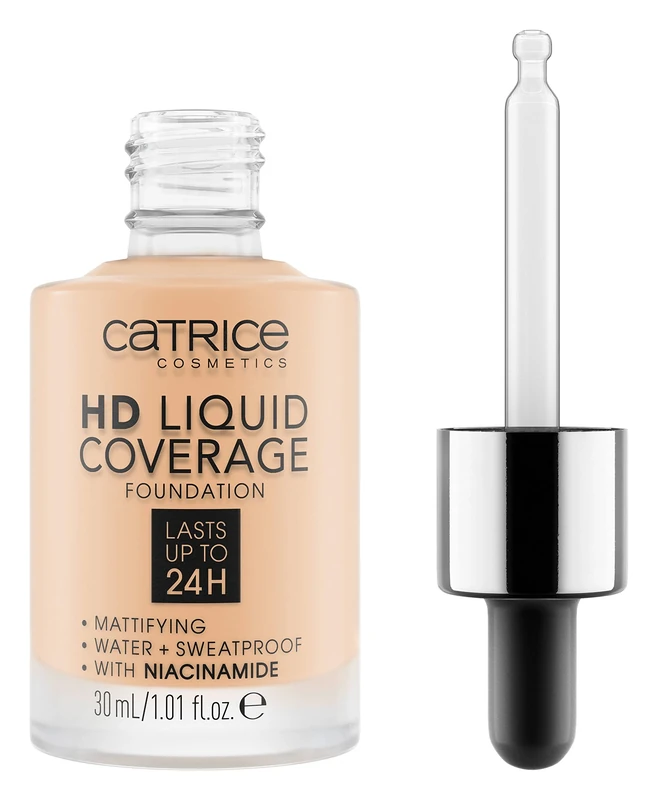 Catrice HD Liquid Coverage Foundation, longlasting, mattifying, oil-control/shine-control, matte (30ml)