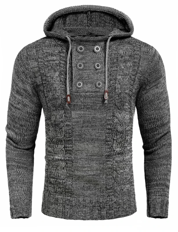 COOFANDY Men's Casual Suit Blazer Jackets Lightweight Sports Coats One Button, Grey, Medium