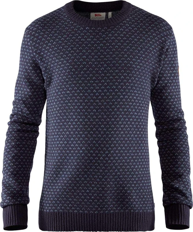 Fjällräven Övik Nordic Sweater M Sweatshirt - Blue, X-Small