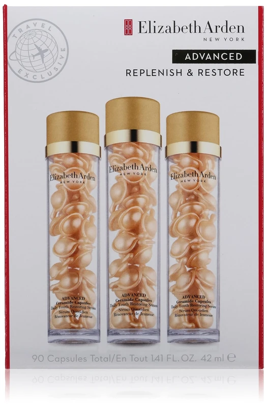 Replenish and Restore Ceramide Capsules by Elizabeth Arden for Women 90 x 1.41 oz Capsules, I0093997