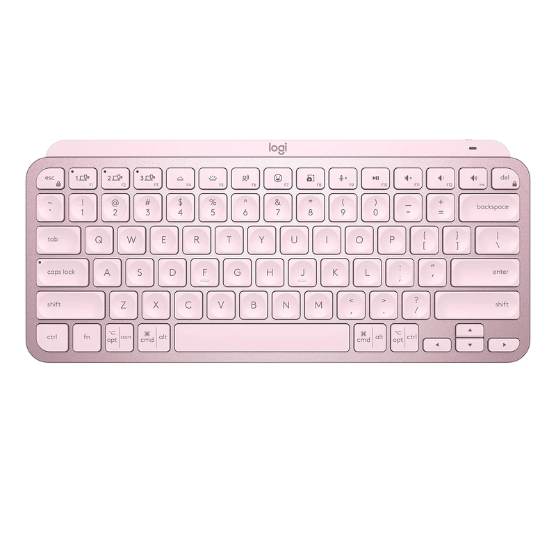 Logitech Teclado (Ingles) MXKEYS Mini WRLS Illuminated Pink - US INT.L - INTNL