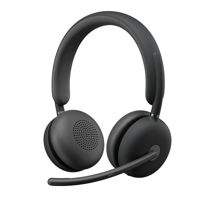 Logitech Zone Wireless 2 Premium Noise Cancelling Headset with Hybrid ANC, Certified for Microsoft Teams over Native Bluetooth and Fast Pair, Engineered for Intel Evo laptops - Graphite