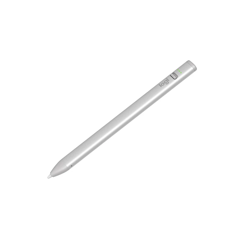Logitech Crayon Digital Pencil for iPad (iPads with USB-C Ports) Featuring Apple Pencil Technology, No Lag Pixel Precision and Dynamic Smart Tip with fast USB-C Charge - Silver