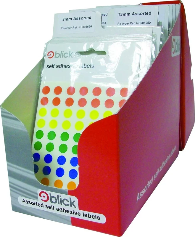 Blick Pop Pack Coloured Labels (100 Bags)