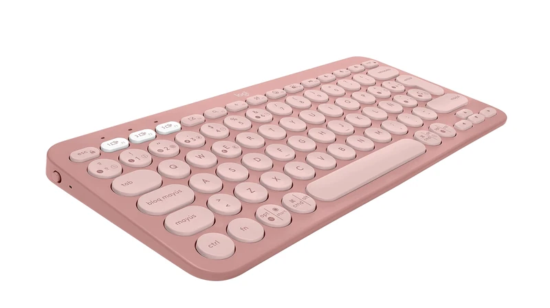 Logitech Pebble Keys 2 K380s - QWERTY Italian Layout, Rose