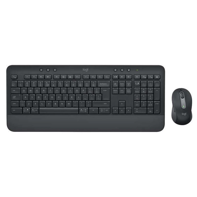 Logitech Signature MK650 Combo for Business Keyboard Mouse Included RF Wireless + Bluetooth QWERTY US International Graphite