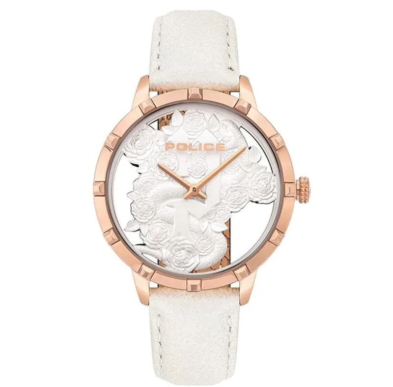 Police Unisex Adult Analogue Quartz Watch with Leather Strap PL16041MSR.01