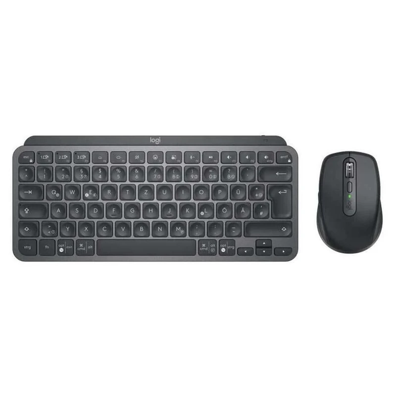 Logitech MX Keys Mini Combo for Business, Compact Wireless Keyboard and Mouse, Logi Bolt Technology, Bluetooth, Certified for Windows/Mac/Chrome/Linux - Graphite