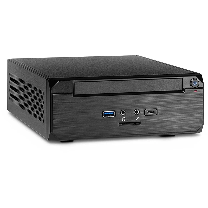 Inter-Tech ITX MW-02 II HTPC Enclosure without Power Supply 88881246 Black