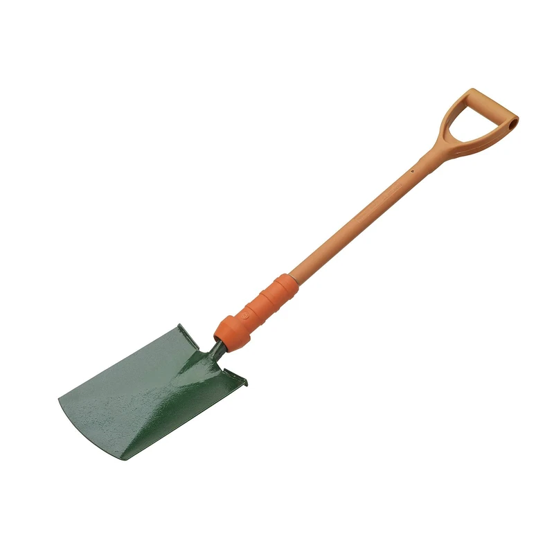 Bulldog PD5DSINT Powerbreaker Insulated Digging Spade with Treads, Orange