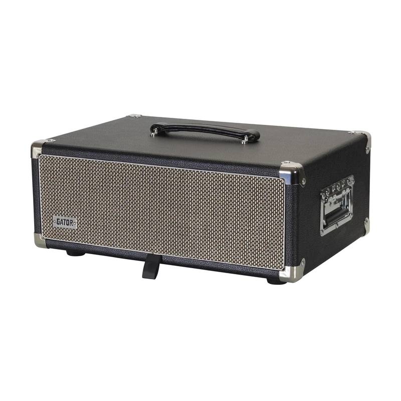 Gator Cases Retro Series Vintage Amp Rack Case; 3U Black (GR-RETRORACK-3BK)