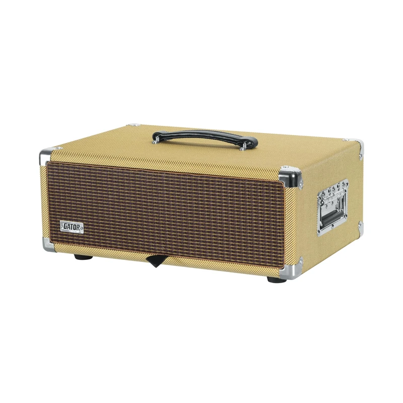 Gator Cases Retro Series Vintage Amp Rack Case; 3U Tweed (GR-RETRORACK-3TW)