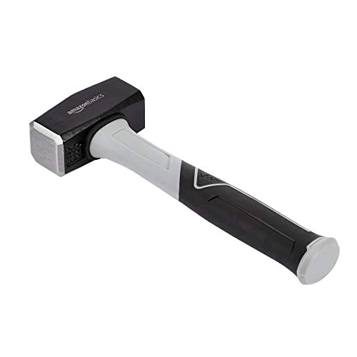 Amazon Basics Fibreglass Handle Club Hammer, 1000g